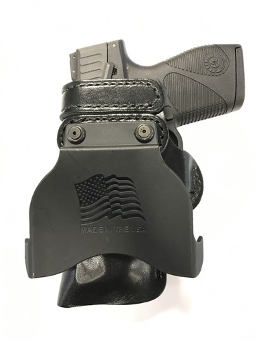 Leather kydex paddle gun - kydex,
