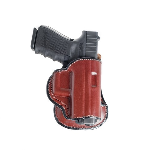 Paddle leather holster - leather,